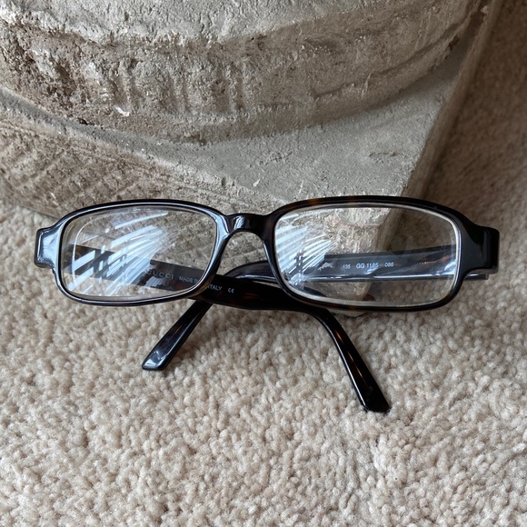 Gucci Brown Tortoise Shell Glasses 135 GG 1165 086